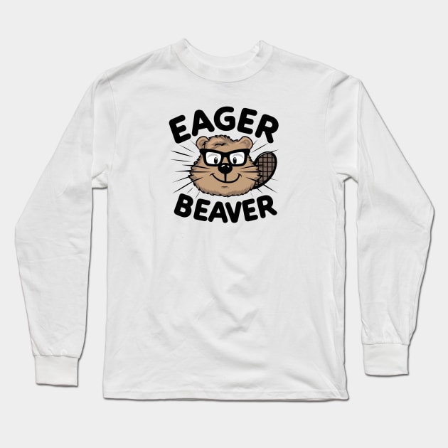 Eager Beaver: Always on the Go! Long Sleeve T-Shirt by Perspektiva